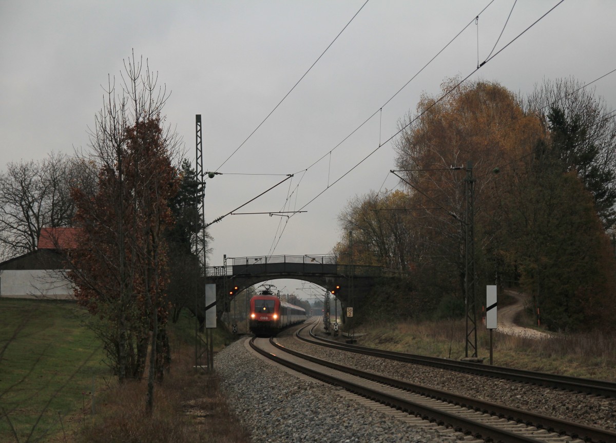 1116 070-4 am fr�hen Abend des 15. November 2103 bei �bersee.