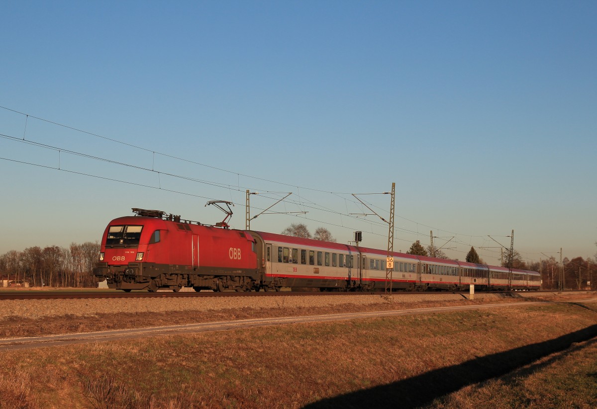 1116 109-0 am 30. Dezember 2012 bei �bersee.