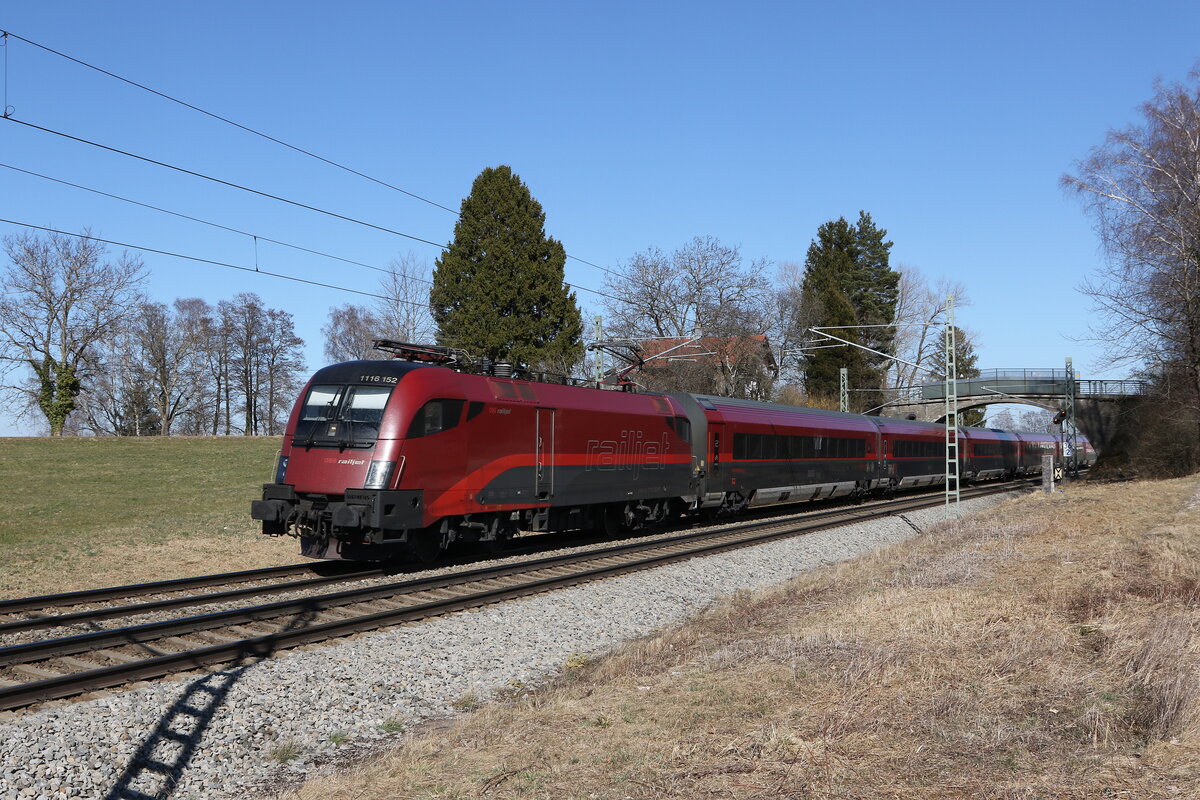 1116 152 am 23. M�rz 2022 bei �bersee am Chiemsee.