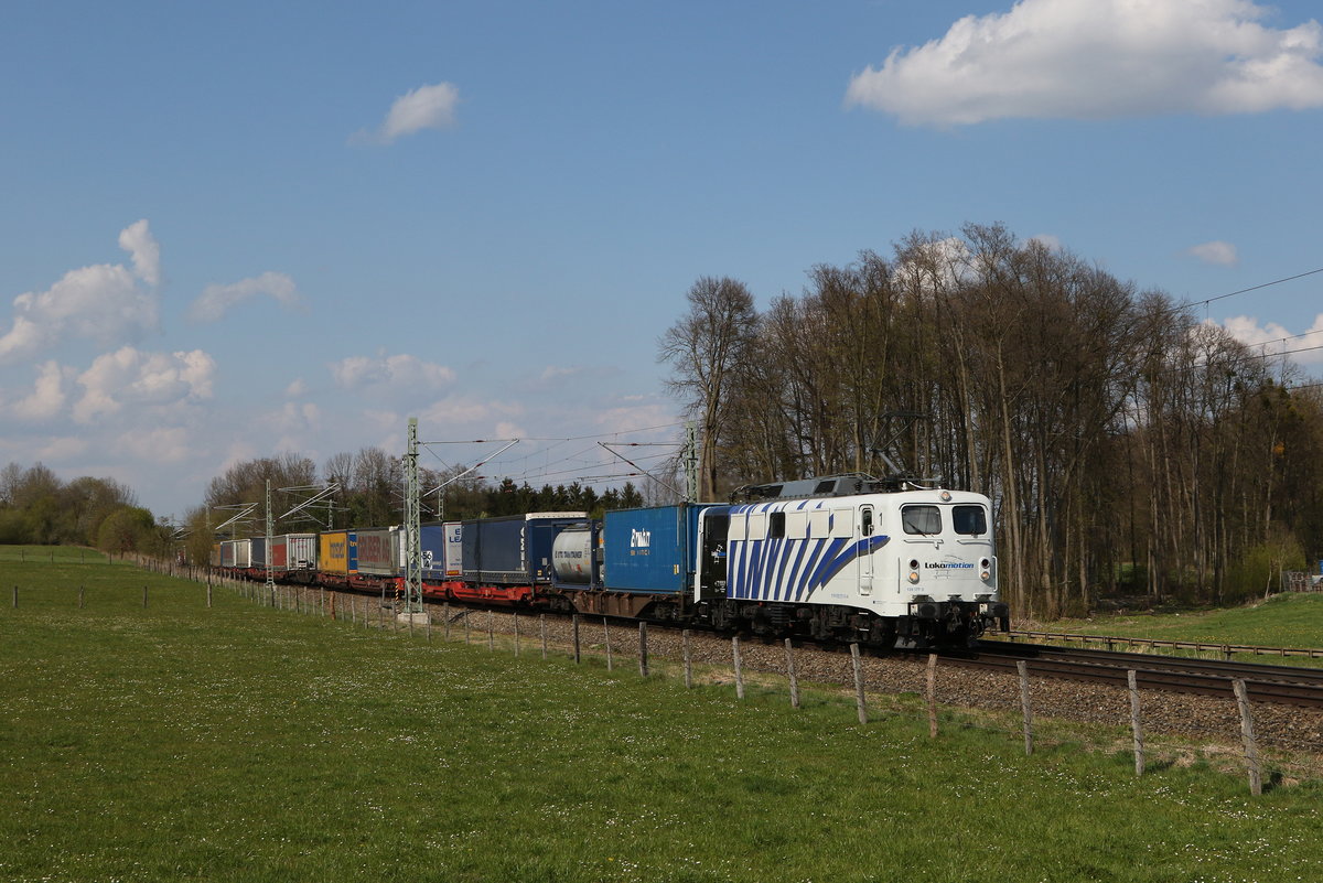 193 177 mit einem  KLV  aus M�nchen kommend am 21. April 2021 bei Vogl.
