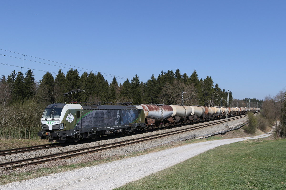 193 218  Beethoven  am 8. April 2020 bei Grabenst�tt.