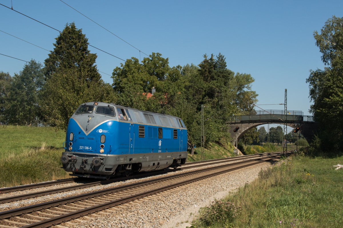 221 136 am 29. August 2015 bei �bersee am Chiemsee.