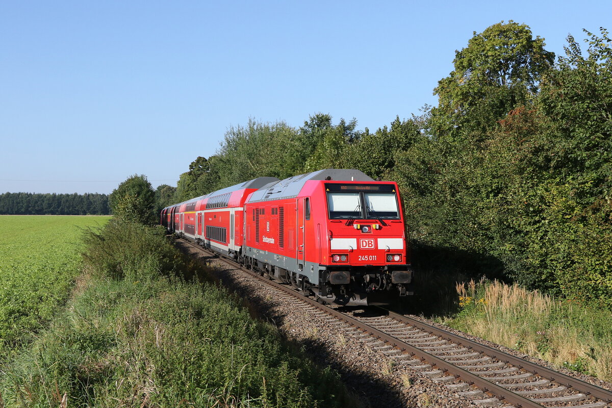 245 011 am 3. September 2021 bei H�rlkofen.