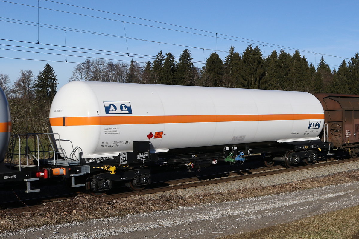 7813 647 (Zags) von der  ARETZ GmbH  am 14. Januar 2020 bei Grabenst�tt.