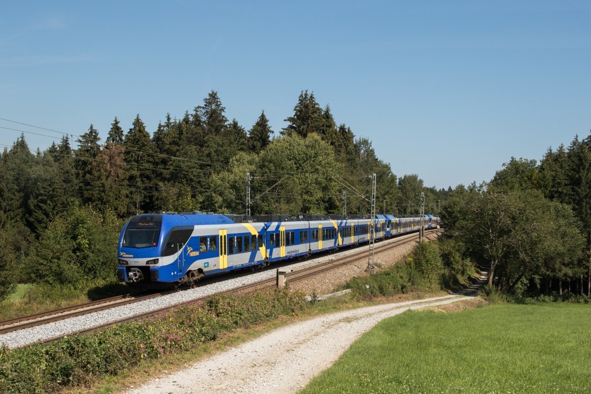 ET 311 am 12. September 2015 bei Grabenst�tt.