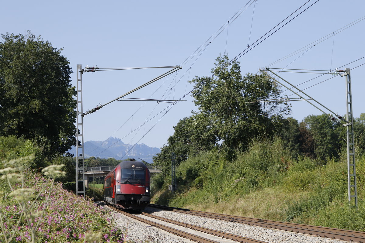 Stw. 80.90.709 zieht am 5. September 2018 bei Grabenst�tt in Richtung Wien.