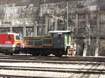 245 6020 bei Rangierarbeiten im Bahnhof im Bahnhof  Brenner  am   19.